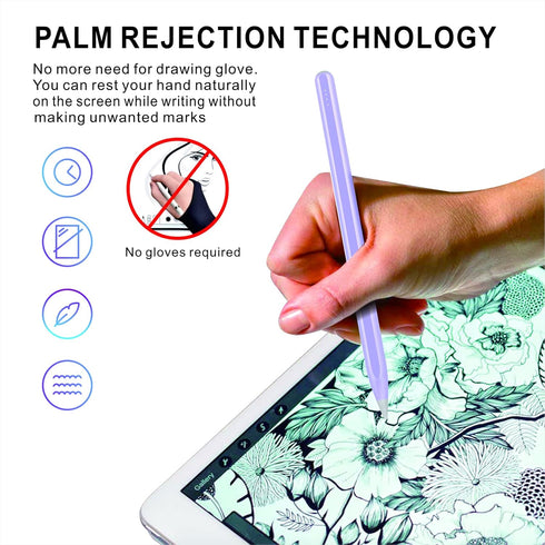 iPad Air Pencil with Palm Rejection, PERMARK Stylus Pen Compatible with (2018-2024) Apple iPad Pro (11/12.9/13 Inch),iPad Air 3rd/4th/5th/6th Gen,...