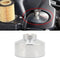 32mm Socket Oil Filter Wrench, 6-Point 3/8" Drive Oil Filter Removal Tool, Low Profile Drive Socket Fuel Filter Wrench for GM, Audi, BMW, Ford, Vo...