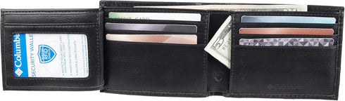 Columbia Men's Leather Traveler Wallet...