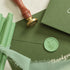 UNIQOOO Mailable Glue Gun Sealing Wax Sticks for Wax Seal Stamp - Moss Green, Great for Wedding Invitations, Cards Envelopes, Snail Mails, Wine Pa...