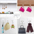 30 Packs Large Adhesive Wall Hooks, Heavy Duty Hold 44lb(Max) Wall Hooks for Hanging, Transparent Waterproof Rustproof Sticky Hooks for Kitchen Ba...