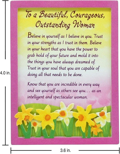 Blue Mountain Arts “For Her” Magnet with Easel Back—Gift for a Mom, Daughter, Sister, Friend, Wife Grandmother, or Any Woman, 4.9 x 3.6 Inches (To...