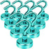 E BAVITE Strong Magnetic Hooks Heavy Duty, 22Lbs Rare Earth Magnets for Refrigerator, Home, Kitchen, Office, Cruise – 10 Pack(Green)...