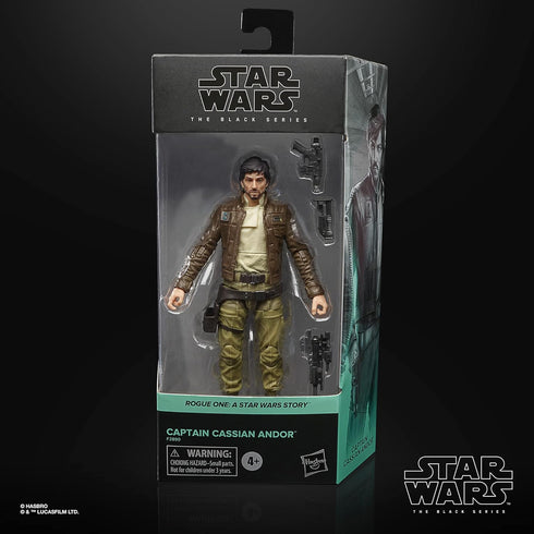 STAR WARS The Black Series Captain Cassian Andor 6-Inch-Scale Rogue One: A Story Collectible Figure, Toys for Kids Ages 4 and Up...