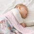 SANDJEST Unicorn Baby Blankets for Girls 30 x 40 - Kids Throw Minky Blanket with Double Layer Dotted Backing - Gifts for Birthday Baby Shower...