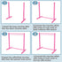 11 Pcs Doll Garment Rack with Wooden Dolls Clothes Hanger 11.8 Inches Doll Closet Mini Doll Clothes Hangers Doll Wardrobe Furniture Accessories fo...
