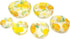 NORPRO Plastic Bowl Covers, 6 Piece Set, 3-Inch to 10-Inch, Multicolored...