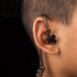 Acoustic Tube Earpiece with Mic for Motorola Walkie Talkies, Surveillance Headset and PTT Compatible with Motorola 2 Way Radios BPR40/CP/CLS/DTR/P...