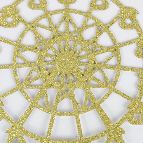 Golden Paper Ferris Wheel Cake BirthdaParty Decoration Celebrations for Boys and Girls...