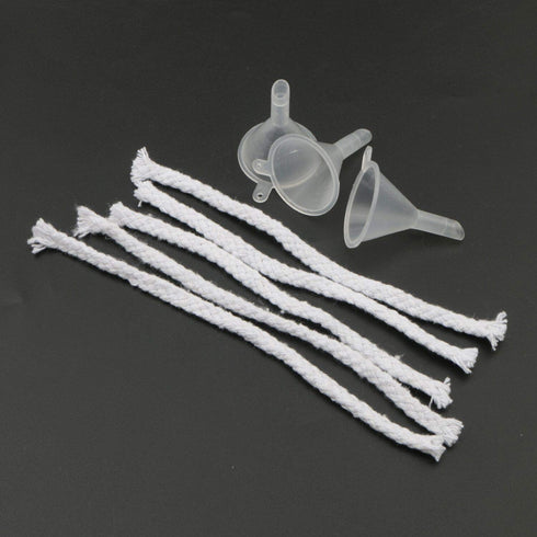 150ml Alcohol Burner Lamp Glass Lab Bunsen Burners for Lab Equipment Heating with 5 Replacement Wicks and 3 Funnel...