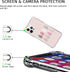 Pink Christmas Tree Case Compatible with iPhone 15 Pro Max, Cute Christmas Holiday Case for iPhone 15 Pro Max, Cute TPU Bumper Protective Phone Ca...
