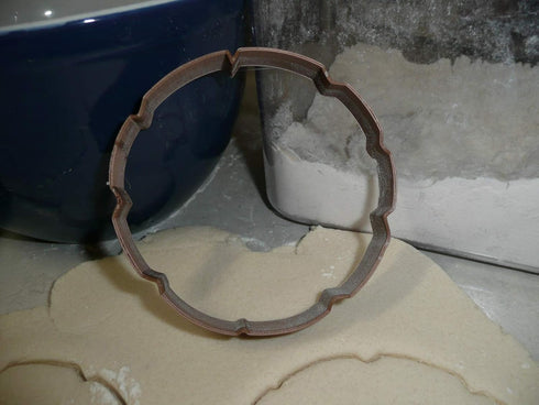 TREE LOG OUTLINE BARK WOOD GRAIN SLICE STUMP OUTDOOR THEME COOKIE CUTTER MADE IN USA PR2564...