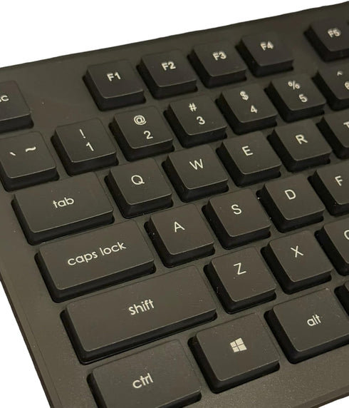 Ergonomic Wireless Keyboard and Mouse Combo, 2.4G Full Sized Ergonomic Keyboard, 12 Short-Cut Keys and Quiet Click Mouse for Laptop, Mac, Windows,...