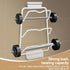 Pot Lid Organizer Rack, 3-Tier Pan rack,Space Aluminum Multifunctional Pot and Pan Organizer,No drilling Wall Pot Rack,With water receiver Pots an...