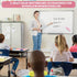 Magnetic Whiteboard Eraser, Dry Erase Eraser, Magnetic Erasers for Whiteboard, Glass Whiteboard Eraser, Double Sided Magnetic (Pink)...