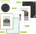 Golden State Art, 8x10 Gold Picture Frame Display Photo 5x7 with Mat or 8 x 10 Without Mat for Wall Mounting, Classic Satin Aluminum Frames with R...