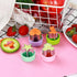 Vegetable Cutter Shapes Set (8 Pack) – 1.5" Stainless Steel Mini Cookie & Fruit Cutters for Kids, Bento Lunch, Sandwich, Fondant, Cheese, Baking &...