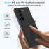 Cases for Samsung Galaxy Z Fold 6 5G Leather Case Clear View Makeup Mirror Flip Cover, Galaxy Z Fold 6 5G Phone Case with Kickstand Shockproof Pro...