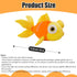 Fish Stuffed Animal Yellow Goldfish Plush Cute Toy Gifts for Kids Adults, 13.78"...