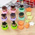 Vegetable Cutter Shapes Set (8 Pack) – 1.5" Stainless Steel Mini Cookie & Fruit Cutters for Kids, Bento Lunch, Sandwich, Fondant, Cheese, Baking &...