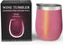 CHILLOUT LIFE 12 oz Stainless Steel Tumbler with Lid & Gift Box - Wine Tumbler Double Wall Vacuum Insulated Travel Tumbler Cup for Coffee, Wine, C...