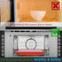 MMUGOOLER Microwave Easy Bacon Maker/Cooker with Lid, Safety, Quick and with No Mess, 11.3“ L x 9.0" W x 2.4" H- Red...