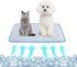 NACOCO Pet Cooling Mat Cat Dog Cushion Pad Summer Cool Down Comfortable Soft for Pets and Adults (M, Blue)...