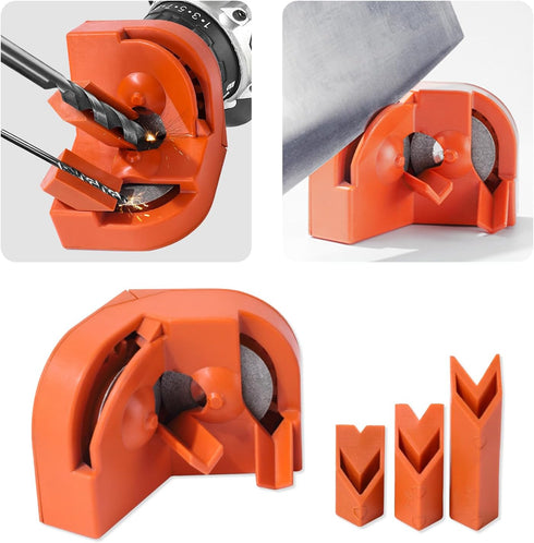 Drill Bit Sharpener - Professional Drill Bits Sharpener for All Bits, Electric Drill Bit Sharpener, Efficient Drill Bit Grinding Sharpener, Cement...
