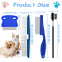 Pet Grooming Comb Sets for Cats and Dogs,Cuteabc 5 Pcs Comb Set Include Double-sided Dog Eye Comb/Dematting Comb/Flea Lice Combs and Grooming Comb...