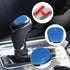X AUTOHAUX Car Gear Shift Knob Cover Sticker Stainless Steel for Chevrolet Equinox 2018 2019 2020 Blue...