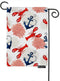 Moslion Ocean Garden Flag 12.5x18 Inch Marine Sea Animal Lobster Nautical Anchor Coral Yard Flag Burlap Banners Vertical Double Sided for Farm Hou...