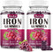 (2 Pack) Iron Gummies Supplement for Women & Men, Iron Supplements for Anemia with Vitamin C, B12, Folate-Blood Builder & Energy Support for Iron ...