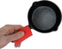 Silicone Hot Handle Holder (2-Pack) for Cast Iron Woks, Pots, Dutch Ovens, Small Skillets, Assist Handle, Oven Trays, Plates - Potholders - Red...