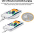 2pcs Transparent Phone Tether Tabs for Clear Phone Cases, Cell Phone Tether Replacement for iPhone Smartphone Case (Square Type - Silver Buckle)...
