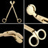 Candle Wick Trimmer, Polished Stainless Steel Wick Clipper Cutter, Reaches Deep Into Candles to Cut Spent Wicks, Gold...