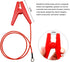 2Pcs Electric Fence Lead Wire Set with Alligator Clip, Solar Electric Fence Connector, Agricultural Electric Fence Wire Connect, Fencing System Wi...