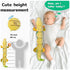 Infant Baby Musical Stuffed Animal Activity Soft Toys with Teether, Multi-Sensory Crinkle, Rattle and Textures, for Tummy Time Newborn 0-3-6-12 Mo...