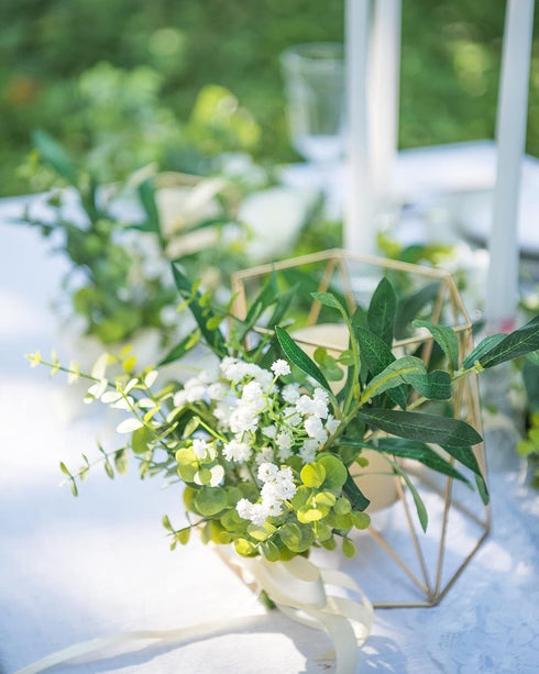 Ling's Moment Artificial Baby's Breath, 18pcs Gypsophila Greenery Spray White Flowers for Wedding Bouquet/Centerpieces/boutonnieres/Corsage and Fl...
