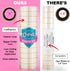 Craftopia vinyl transfer paper tape roll 12 inch x 8 feet clear, red alignment grid application tape for cricut cameo silhouette self adhesive ora...