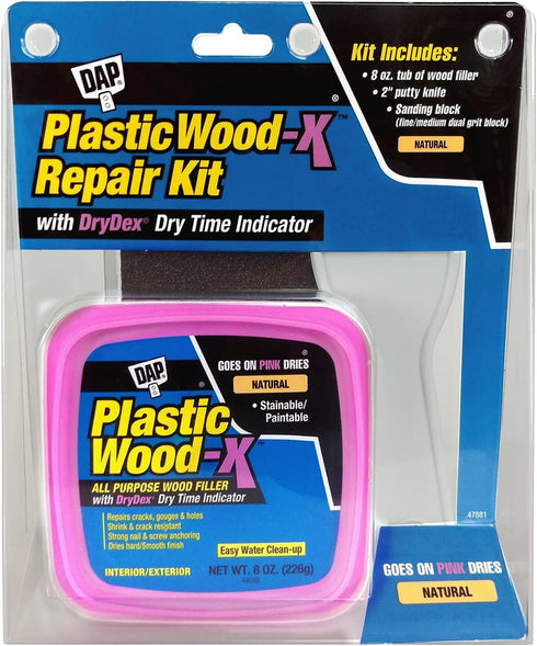 DAP INC 00596 AP Drydex Wood Fill Kit, 8 OZ, Natural...