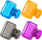 4 Pack Travel Toothbrush Head Covers Toothbrush Protector Cap Brush Pod Case Protective Portable Plastic Clip for Household Travel, Bathroom, Busi...