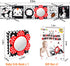 FUNNYB&G Black and White Baby Toys - High Contrast Baby Sensory Book 0-3 Months for Newborns Brain Development Tummy Time Mirror Toys Infant Monte...