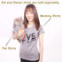 Dog Shirts Love Puppy Shirt Mommy Dad/Pets Clothes, Sleeveless Vest T-Shirt Doggy Clothing Crewneck Womens Sweatshirt, Apparel for Dogs Cats Mom S...