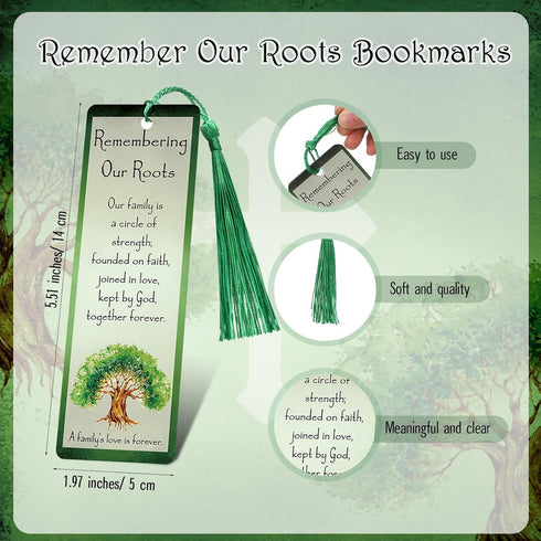 Family Reunion Favors Family Bamboo Pens Inspirational Ballpoint Pen with Family Reunion Bookmarks Paper Bookmarks and Gift Bag Family Reunion Gif...
