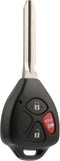 Car Key Fob Keyless Entry Remote fits Toyota 2007-2013 Yaris, 2005-2010 Scion TC (MOZB41TG, 2584A-B41TG)...
