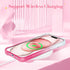 Ruky for iPhone 15 Case, with Screen Protector Glitter Sparkle Flowing Quicksand Waterfall Flexible Soft TPU Protective Women Girls Phone Case for...