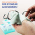 VisionGlobal anti-fog cloth, clean screen monitors&camera lenses (7 packs, individually packaging)...