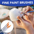AROIC Paint Brushes Set,110 pcs Nylon Hair Brushes for Acrylic Oil Watercolor Artist Professional Painting Kits...