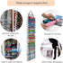 Chemlliy Vinyl Roll Holder 12 Compartments Vinyl Storage Organizer Hanging Vinyl Storage Rack Craft Vinyl Roll Organizer Wall Mount...