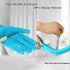 Pet Grooming Gloves, Heat Resistant Silicone Dog Cat Bathing Washing Mitts with High-Density Teeth and Enhanced Five Finger Design, Massaging Hair...